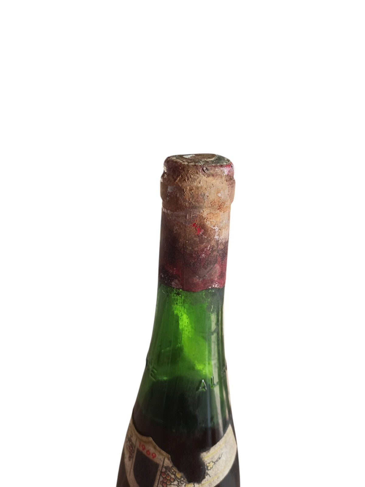 Bouteille vin Tokay d?Alsace 1969 Vins d?Alsace étiquette d?origine