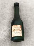 Miniature cognac Château de Fontpinot bouteille verte étiquette abîmée