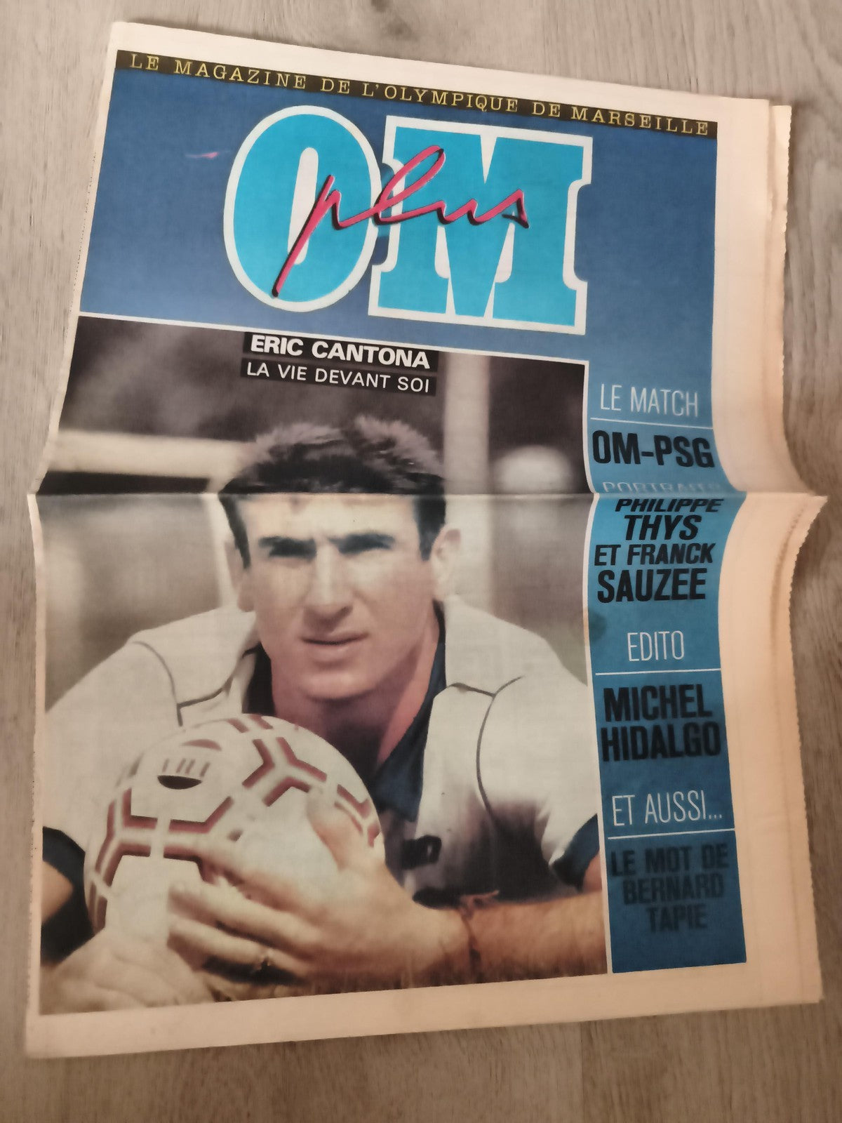 Magazine OM Plus ancien Olympique Marseille Eric Cantona PSG vintage football