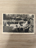 Ancienne carte postale CPA Mesnil-Val Hostellerie Vieille Ferme jardin rétro