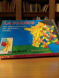 Jeu éducatif vintage Volumétrix La France départements routes ancien