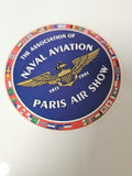 Vintage autocollant ancien Association of Naval Aviation Paris publicité rare