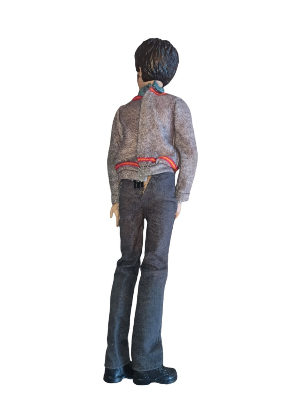 Poupée Harry Potter vintage pull gris pantalon noir figurine articulée