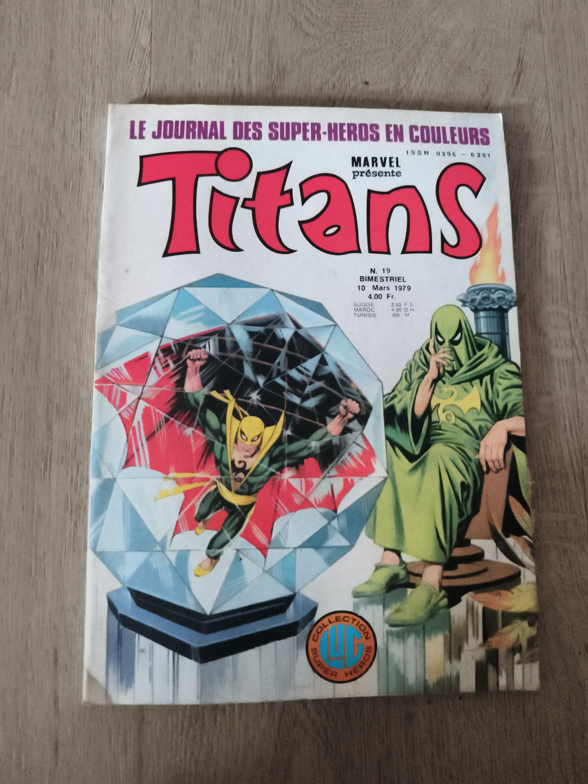 Comic Titans n°19 Marvel 1979, Iron Fist, Lug, ancien journal super-héros