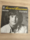 Gérard Lenorman 45T Michèle Et je t?aime CBS 4034 pochette noire