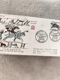 Lettre FDC Tapisserie Reine Mathilde 1958 Bayeux premier jour ancien philatélie