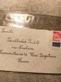 Lettre oblitérée Allemagne timbre Berlin 20 Pfennig philatélie (Ref 12)