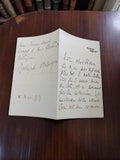 Lettre manuscrite ancienne Paris 1899 amitié X.Mas, encre noire, vintage