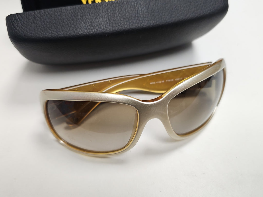 Lunettes de soleil femme Versace 4132-B, monture élégante, protection UV