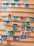 Timbres Suisse Helvetia années 1960-70 lot oblitérés thématiques philatélie