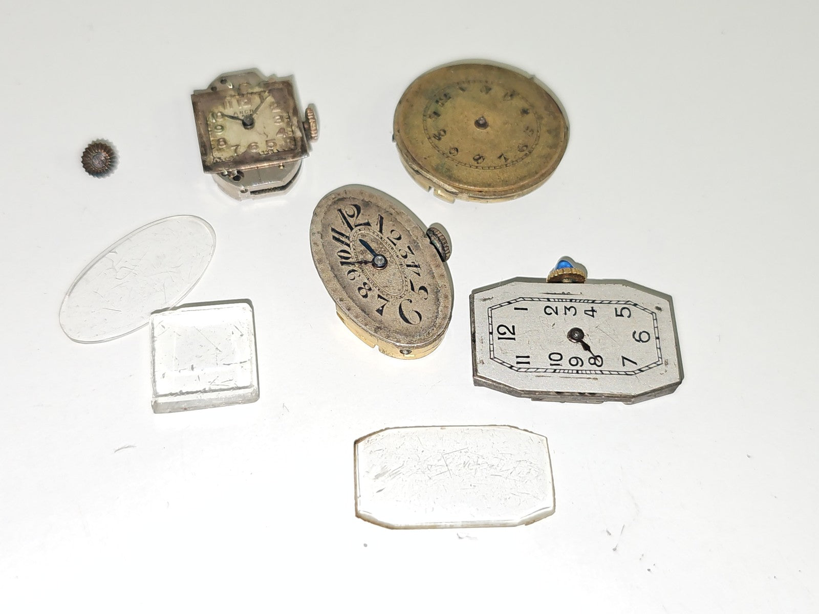 Lot montres mécaniques vintage années 1920-1950 Ancienne pour pièces rétro