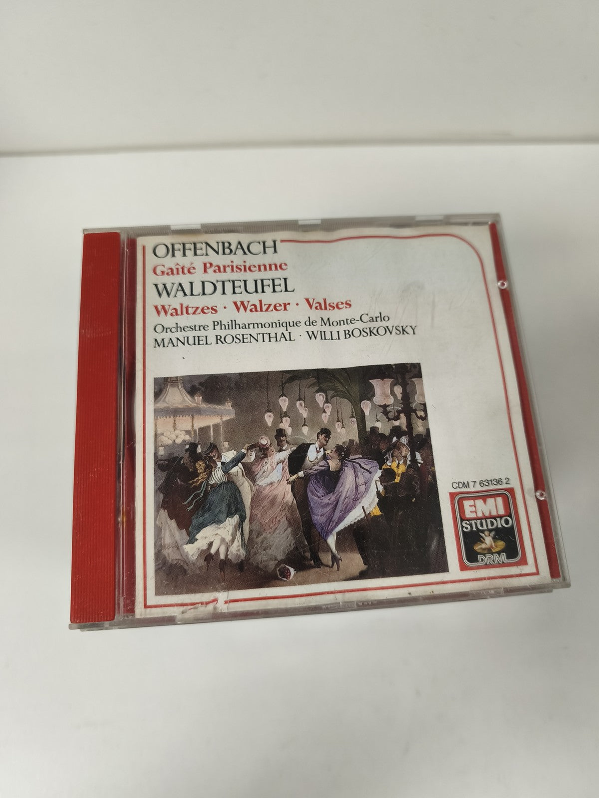 CD Offenbach Gaîté Parisienne Waldteufel Valses Orchestre Monte-Carlo EMI