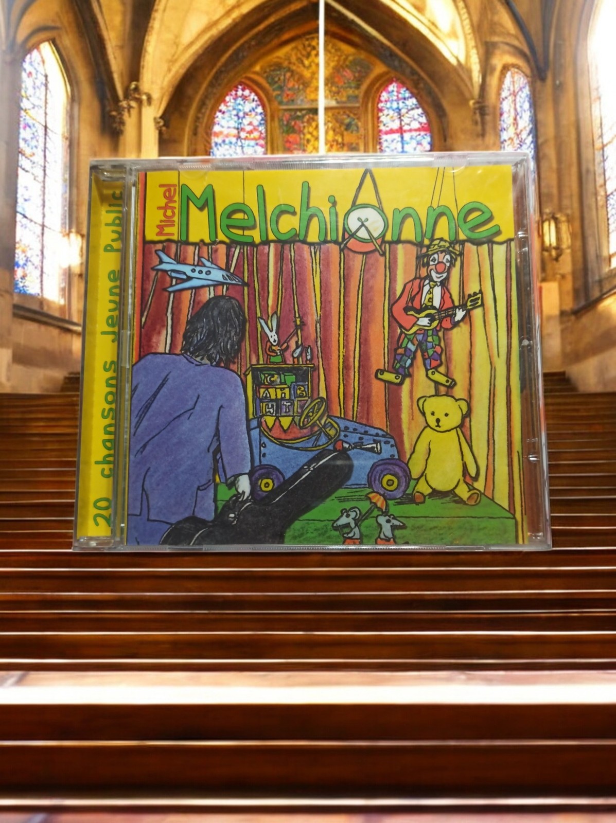 CD Michel Melchionne 20 chansons jeunesse vintage – Album rare illustré