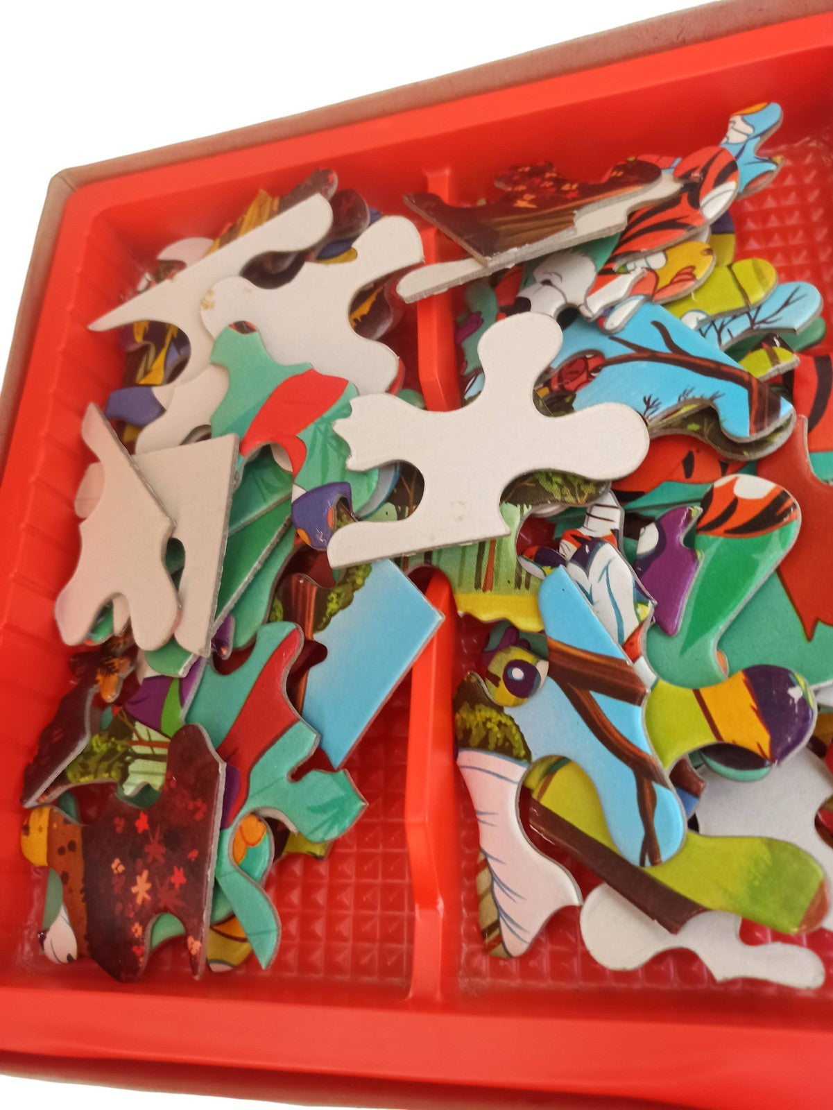 Puzzle vintage Disney Les Trois Petits Cochons boîte ancienne rétro rare