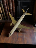 Vintage Avion Miniature Matchbox Ancien Jouet Rétro en l'État Beige