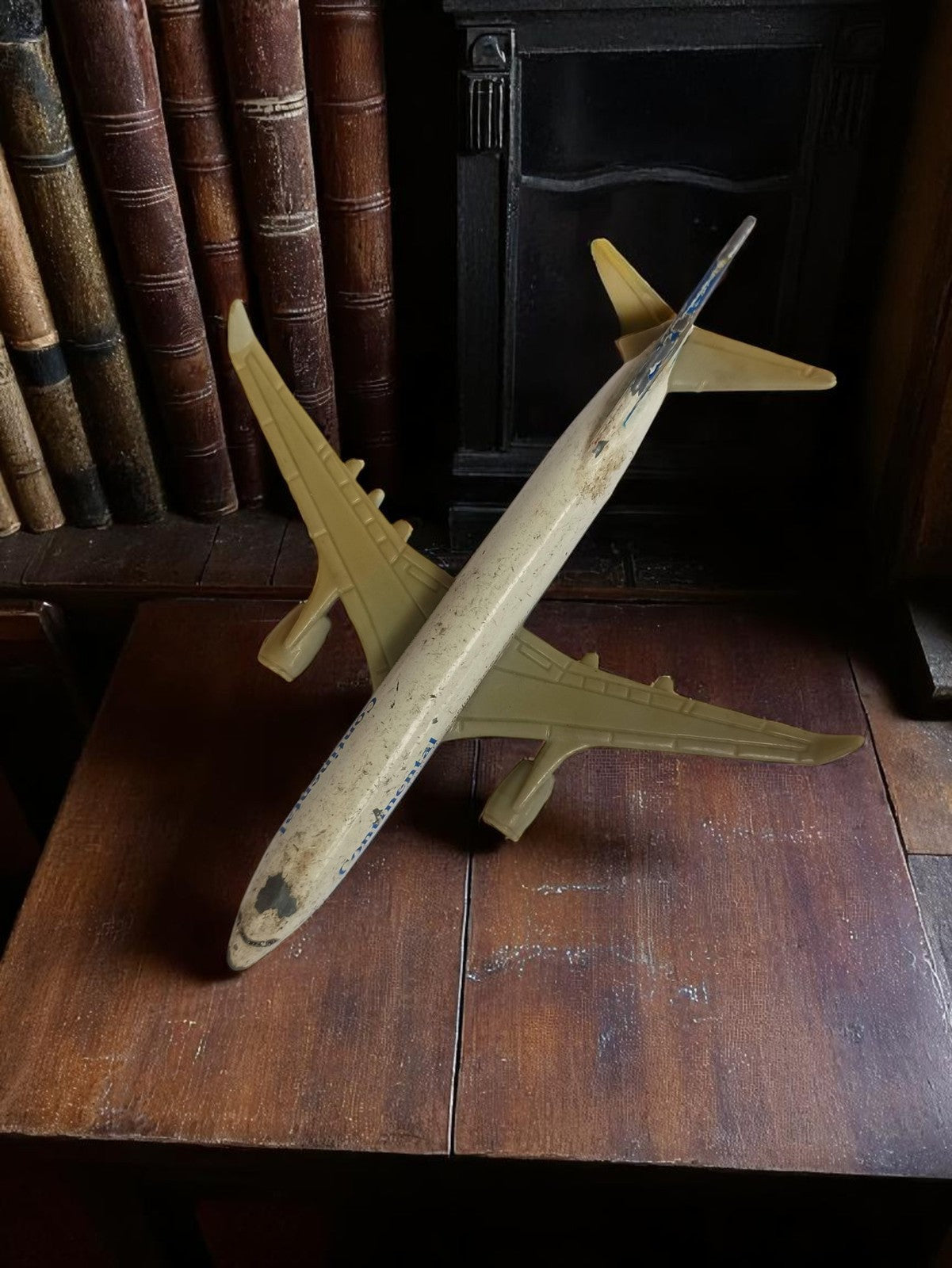 Vintage Avion Miniature Matchbox Ancien Jouet Rétro en l'État Beige