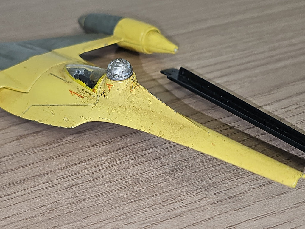 Vintage Star Wars Naboo N-1 Starfighter 1998 ancien jouet rétro Episode I rare