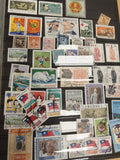 Lot timbres Asie Vietnam Taïwan Chine thématiques illustrés oblitérés
