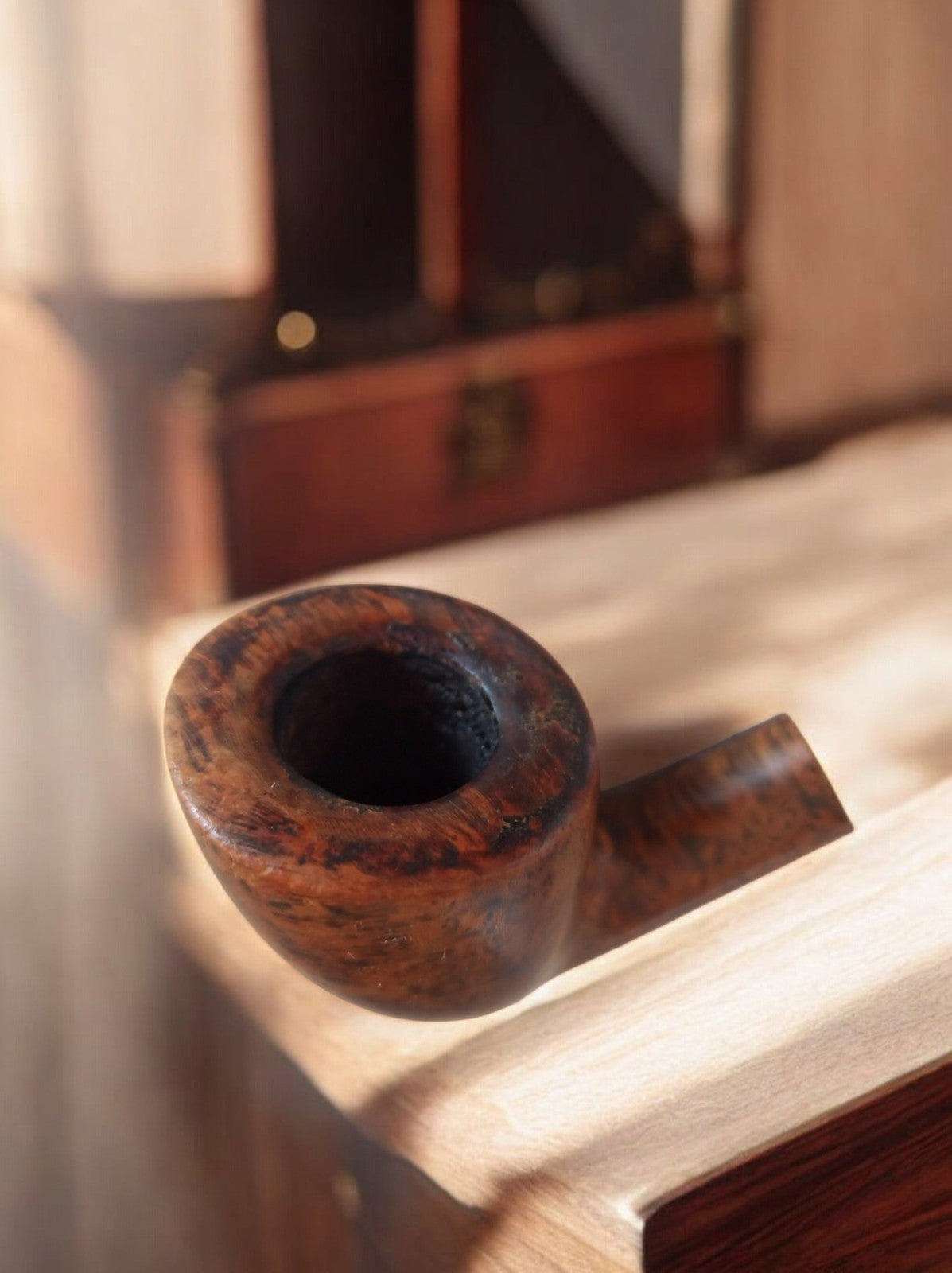 Pipe vintage Stanwell Golden, bruyère, finition classique, tabac ancien