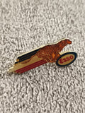 Pin's publicitaire Esso tigre vintage années 80 émaillé – badge ancien pub auto