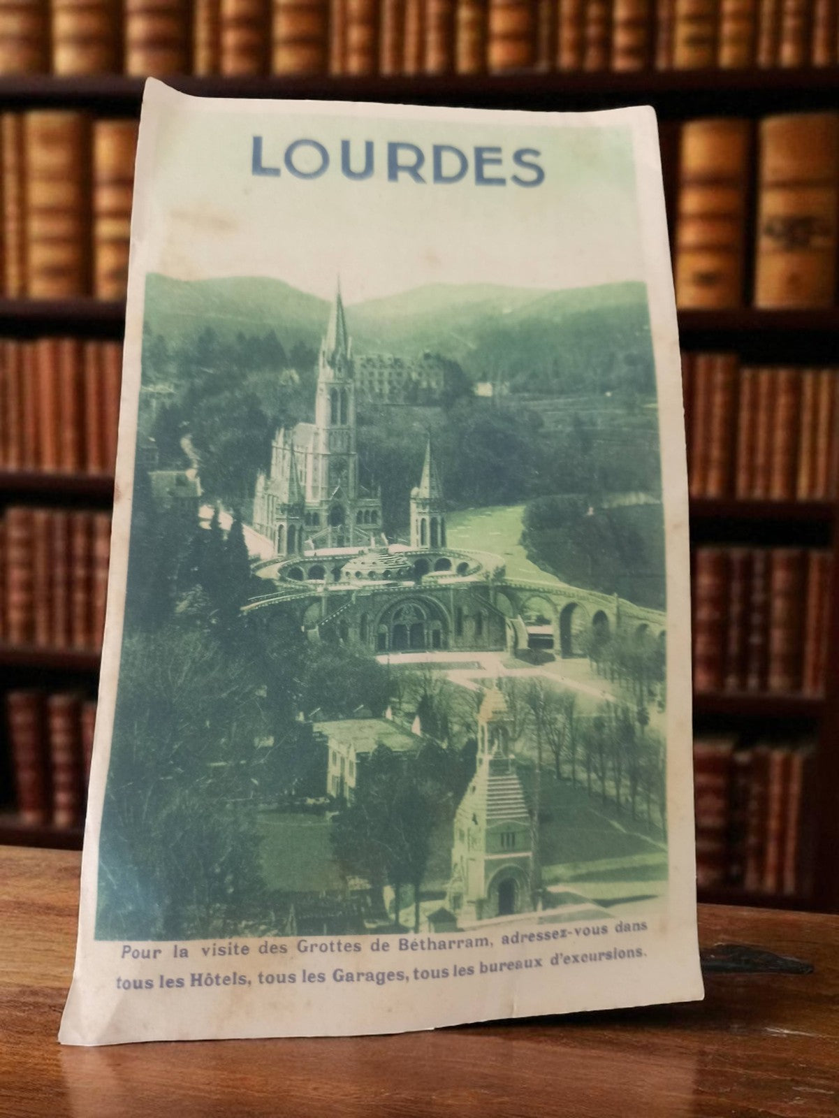 Livret ancien Lourdes souvenir religieux vintage rétro Grotte Betharram