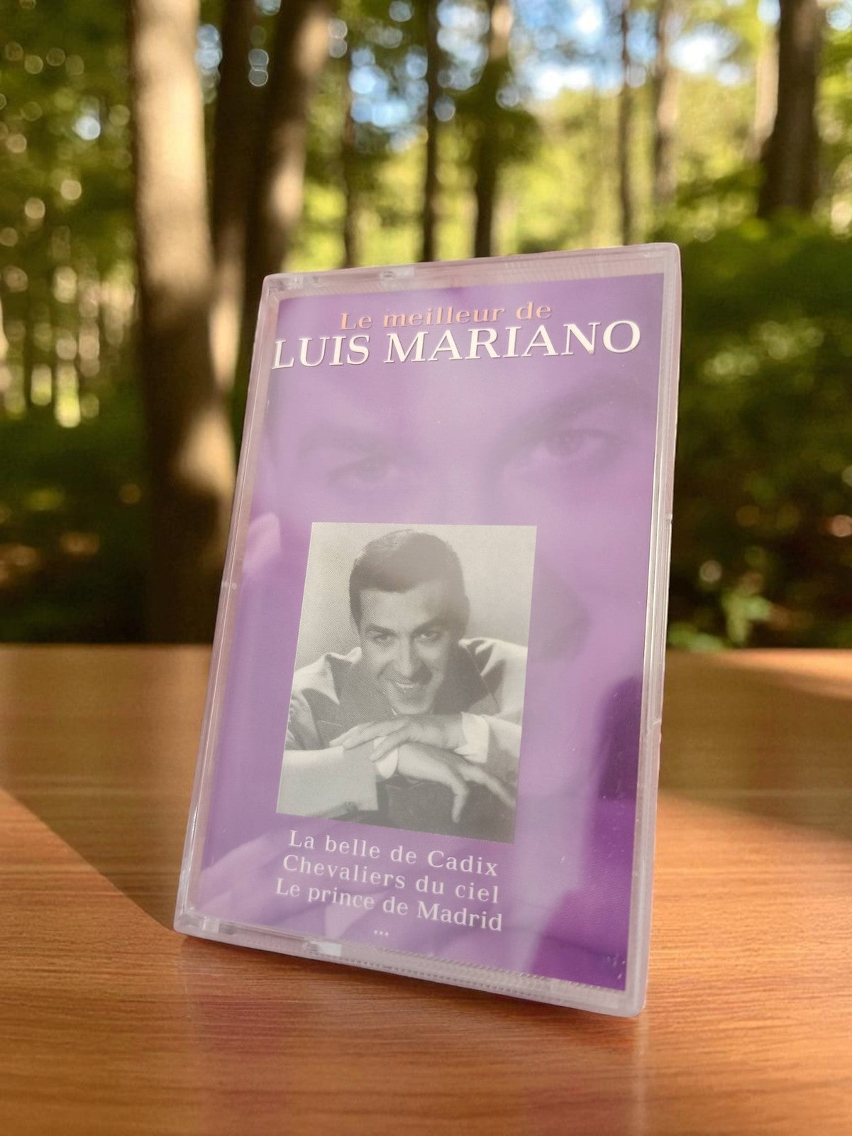 Cassette audio vintage Luis Mariano Le meilleur de K7 musique rétro ancien