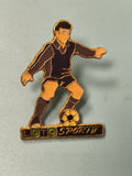 Pin's vintage Loto Sport football joueur émaillé collection rétro