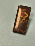 Pin's vintage Cémoi Désir Noir rectangulaire chocolat ancien collection