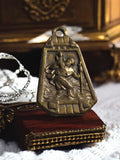 Médaille religieuse bronze vintage St Christophe pendentif ancien catholique