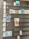 Timbres Suisse Helvetia lot x10, thématiques, 60c-300c, oblitérés/mint philatéli