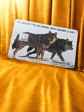 Carte téléphonique vintage Télécarte 50 loups pub rhume années 90