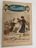 Ancien journal Lisette 1934, magazine illustré fillettes, vintage presse jeuness