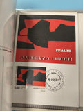 Ancien FDC timbre premier jour Alberto Burri 1992 art abstrait Italie