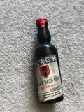 Mignonnette vintage Black Head Rum Cazanove Bordeaux ancienne bouteille partiell