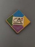 Pin's ancien rétro Crédit Agricole, badge vintage collection banque France