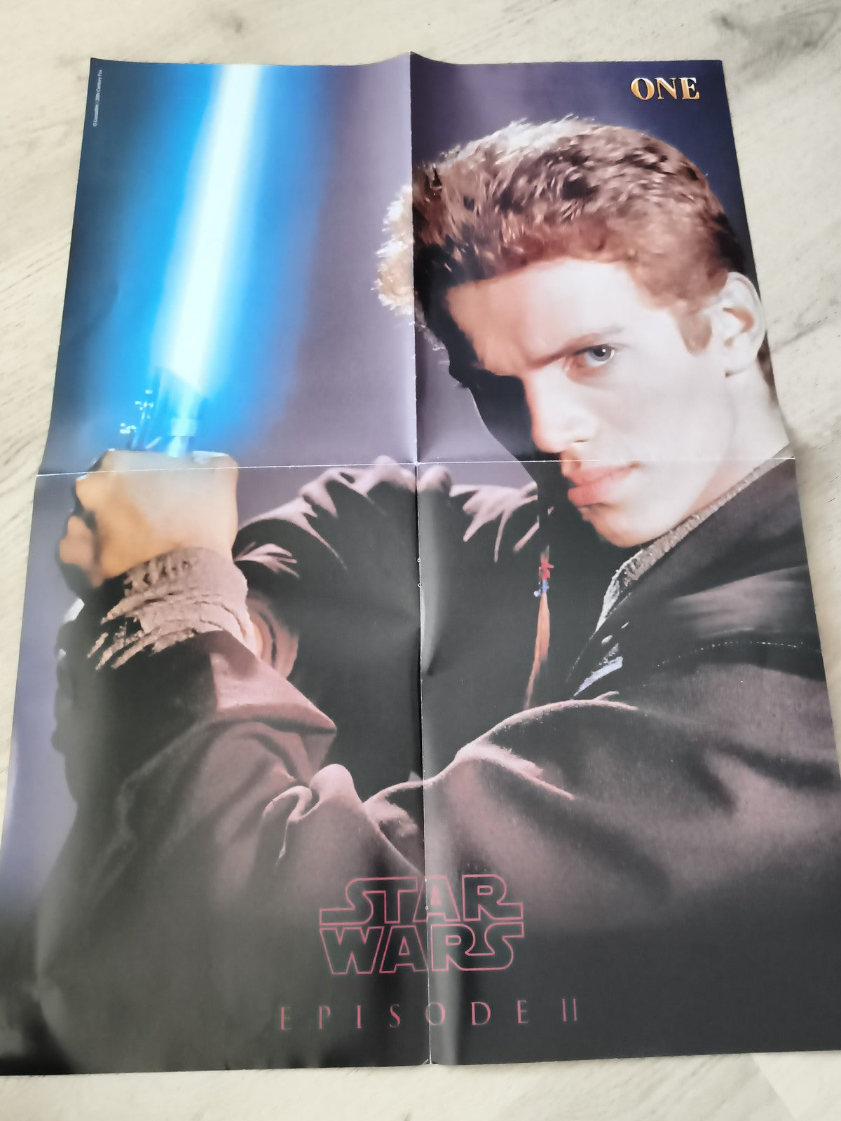Poster Star Wars Episode II Anakin Skywalker ONE film affiche déco