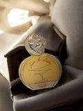 Flacon parfum Sisley Soir de Lune ancien rétro, décor lune, eau de parfum