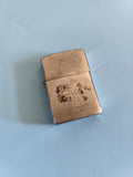 Briquet Zippo ancien vintage rétro, collection, authentique objet d'époque rare