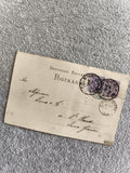 Carte postale CPA Allemagne Deutsche Reichspost timbres oblitérés XIXe
