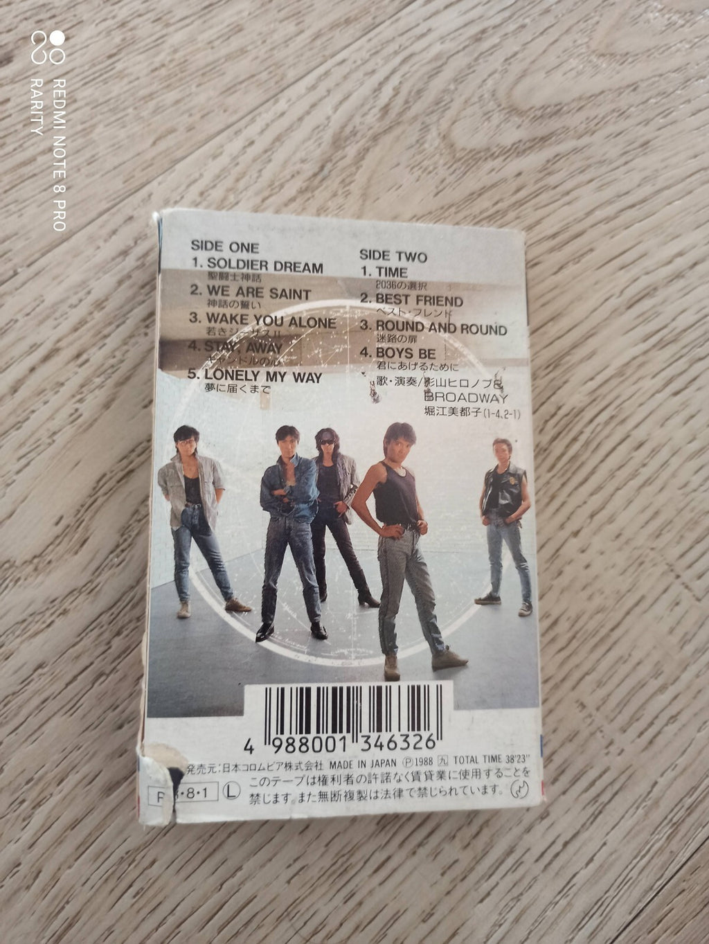 Cassette audio Saint Seiya Boys Be vintage OST Japon Hironobu Kageyama rare