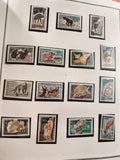 Timbres neufs Mauritanie animaux sauvages vintage anciens philatélie lot