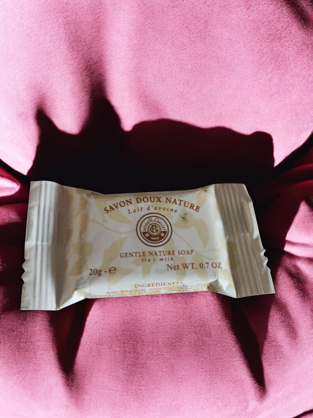 Savon d’hôtel Roger & Gallet vintage Lait d’avoine rétro salle de bain déco