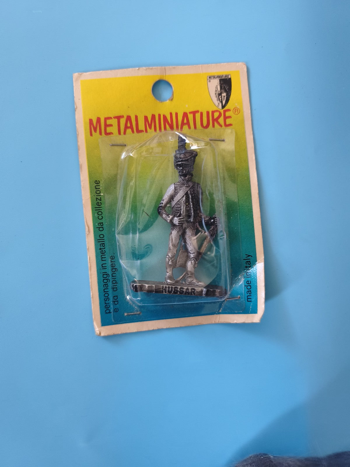 Ancienne figurine soldat plomb vintage miniature métal rare collection rétro