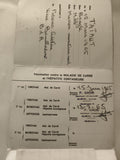 Ancien carnet vaccination chien 1965 Beagle document vétérinaire rétro