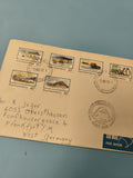 Ancienne enveloppe timbrée Ross Dependency 1982, oblitération Scott Base philaté