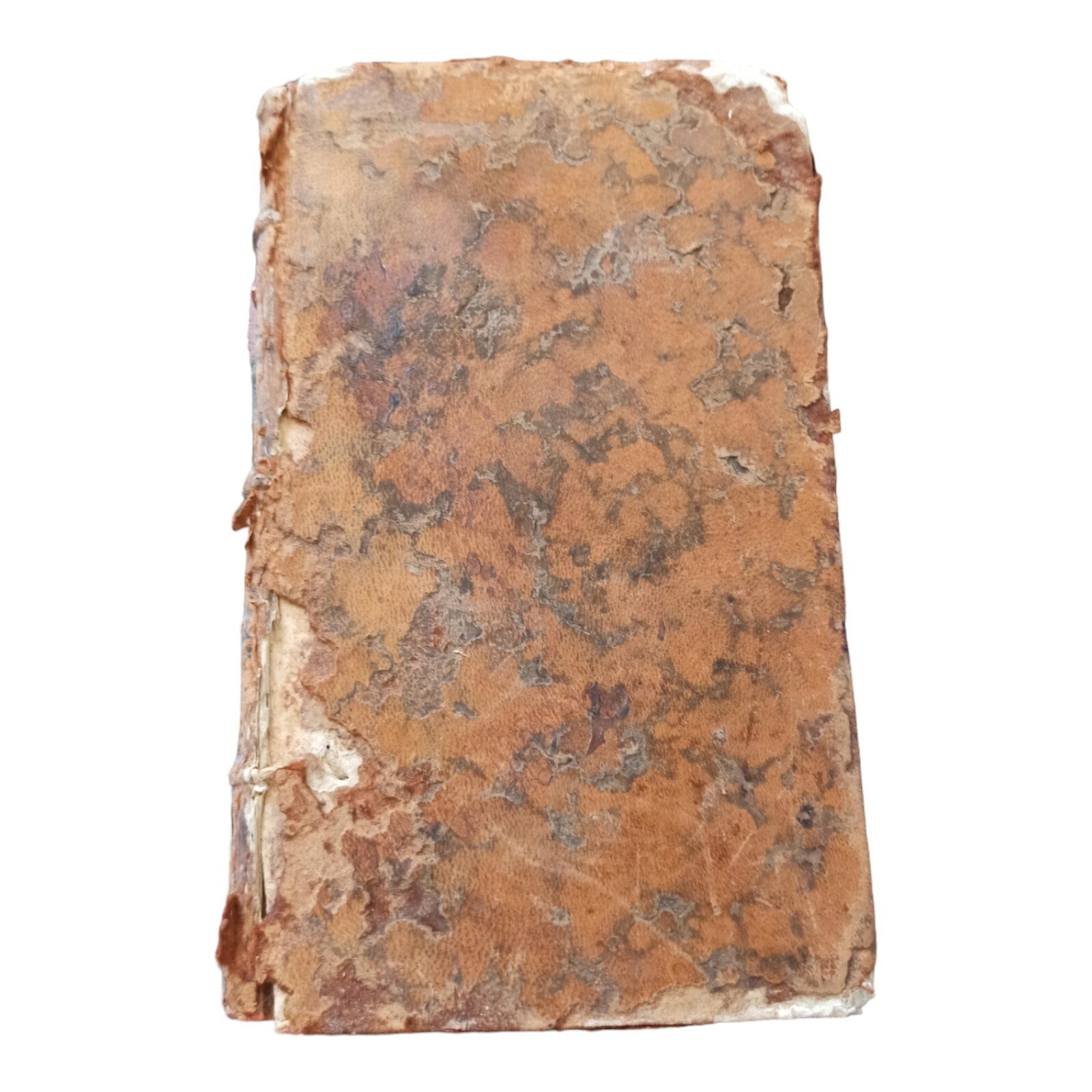 Livre ancien 1762 Institutiones Ecclesiasticae Tome III reliure cuir usée