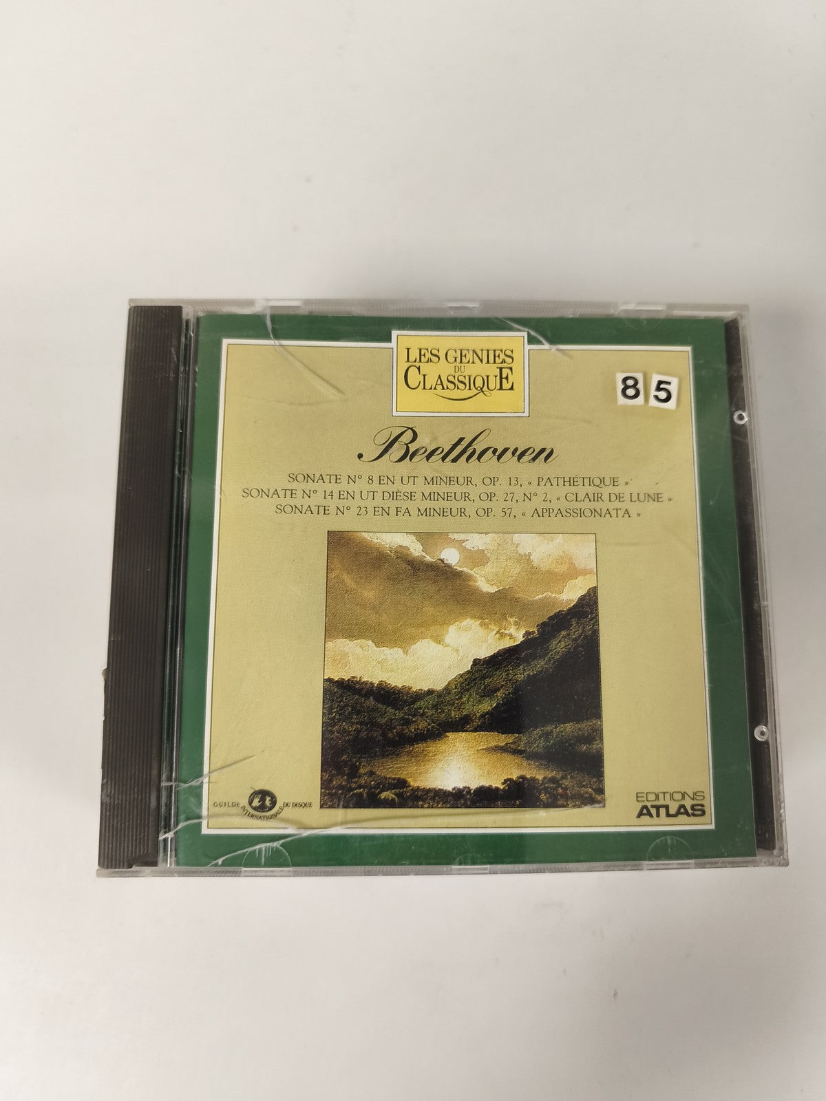 CD Beethoven Les Génies du Classique Atlas Sonates Clair de Lune Pathetique