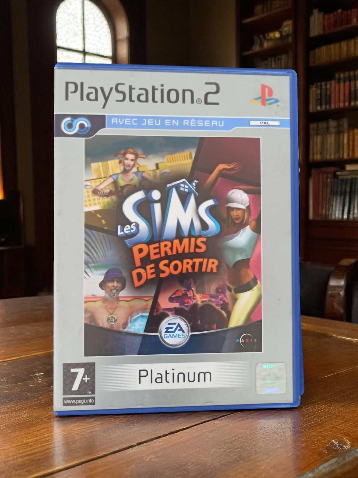Jeu PS2 Les Sims Permis de Sortir Platinum Complet PAL Playstation 2