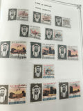 Timbres Umm al Qiwain poste aérienne, lot oblitérés animaux paysages