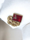 Broche vintage soviétique ancienne, petit bijou rétro URSS pour collectionneur